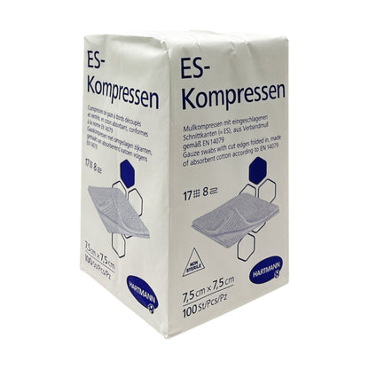 Hartmann ES-Kompressen 7,5cm x 7,5cm 8-fach unsteril 100 Stück