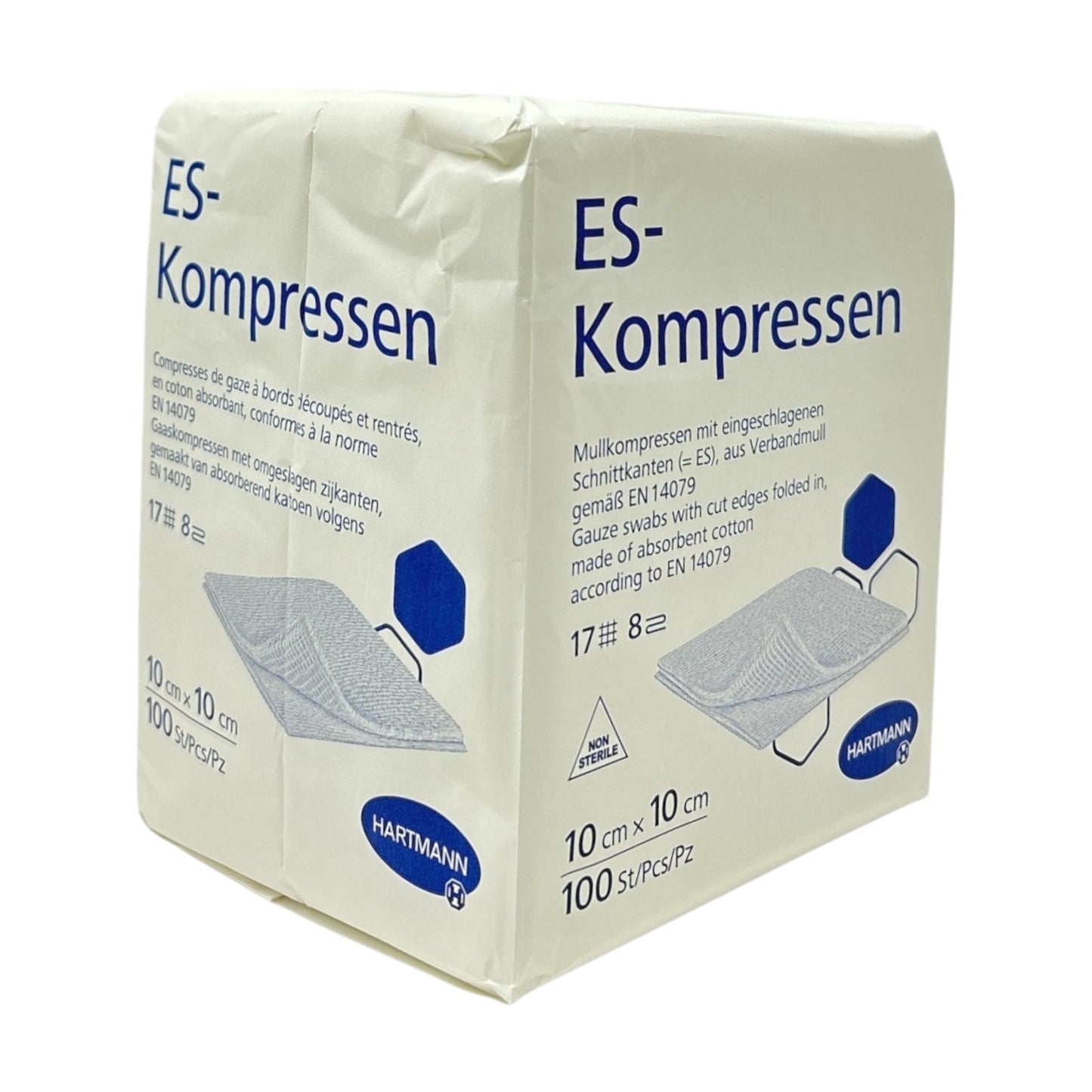 Hartmann ES-Kompressen 10cm x 10cm 8-fach unsteril 100 Stück