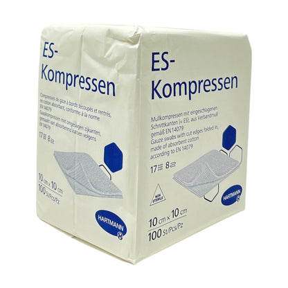 Hartmann ES-Kompressen 10cm x 10cm 8-fach unsteril 100 Stück