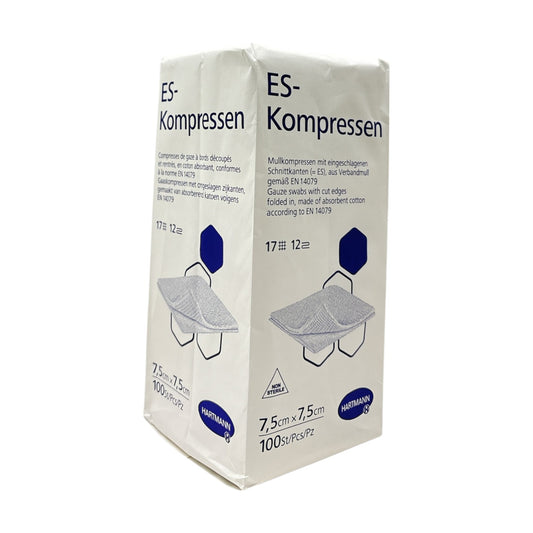 Hartmann ES-Kompressen 7,5cm x 7,5cm 12-fach unsteril 100 Stück