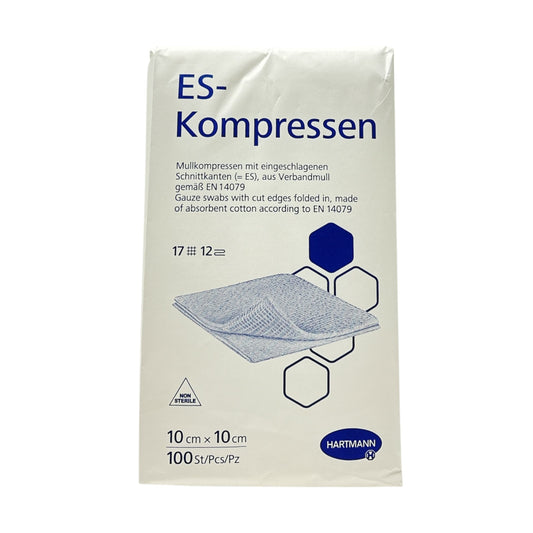 Hartmann ES-Kompressen 10cm x 10cm 12-fach unsteril 100 Stück