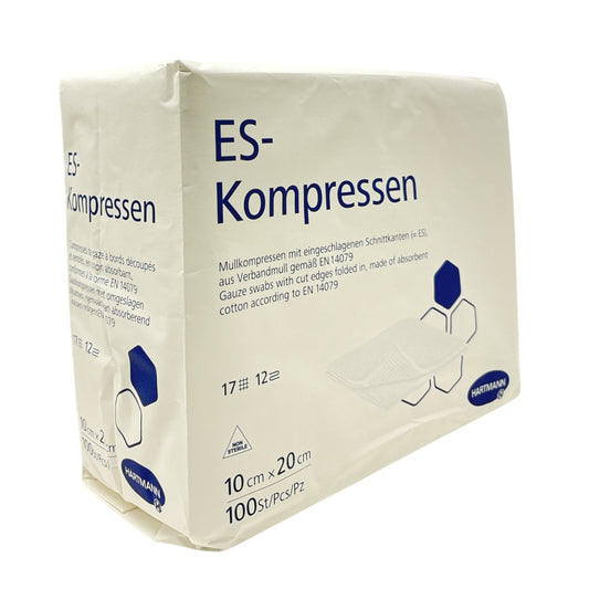 Hartmann ES-Kompressen 10cm x 20cm 12-fach unsteril 100 Stück