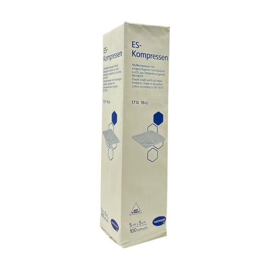 Hartmann ES-Kompressen 5cm x 5cm 16-fach unsteril 100 Stück