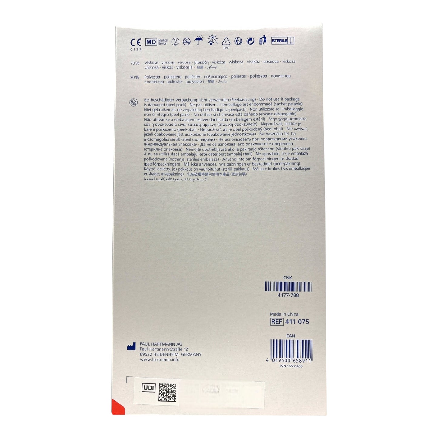 Hartmann Medicomp steril 10x 20cm 4 f (25x2 Stück)
