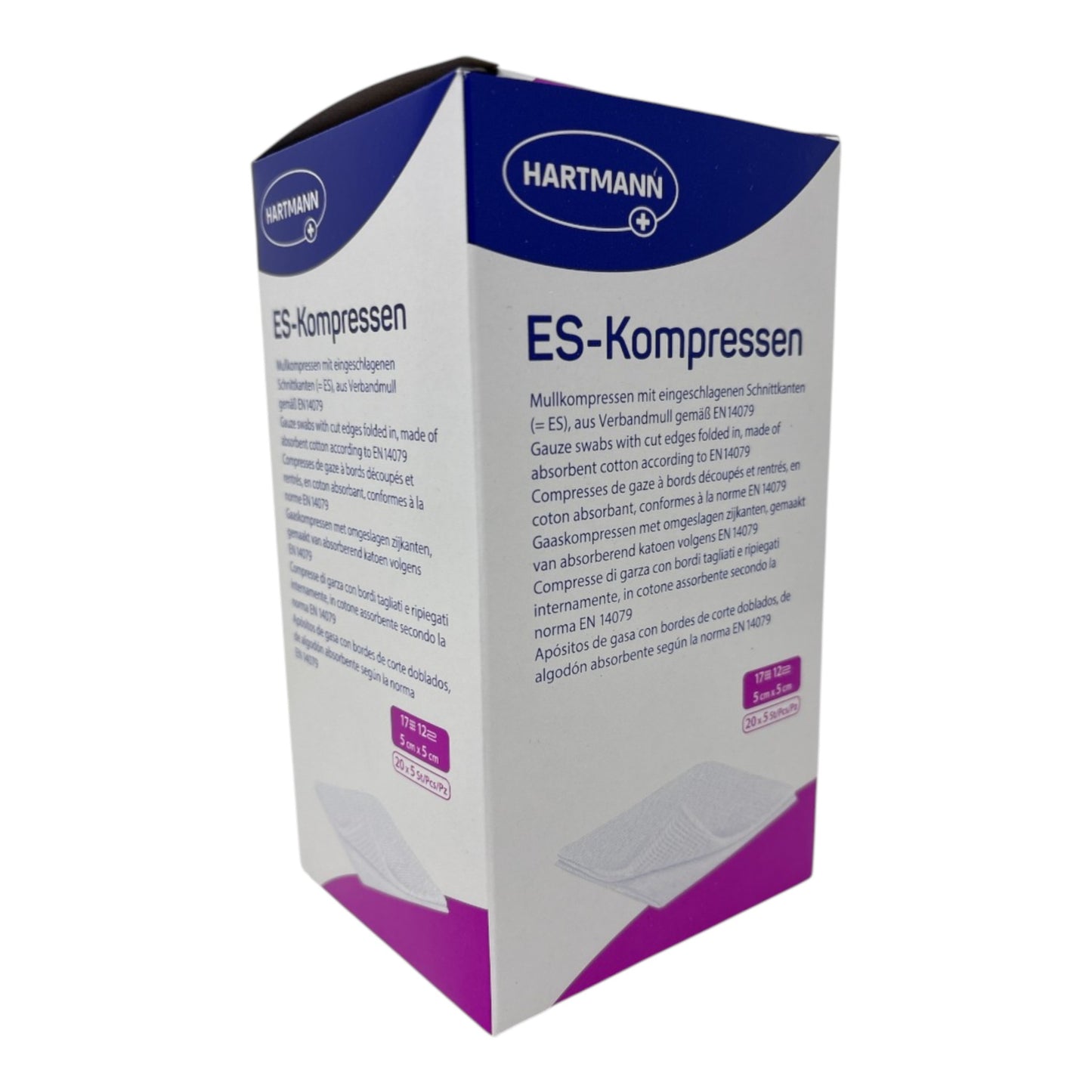 Hartmann ES-Kompressen 5 cm x 5 cm 12-fach Steril (100 Stück)