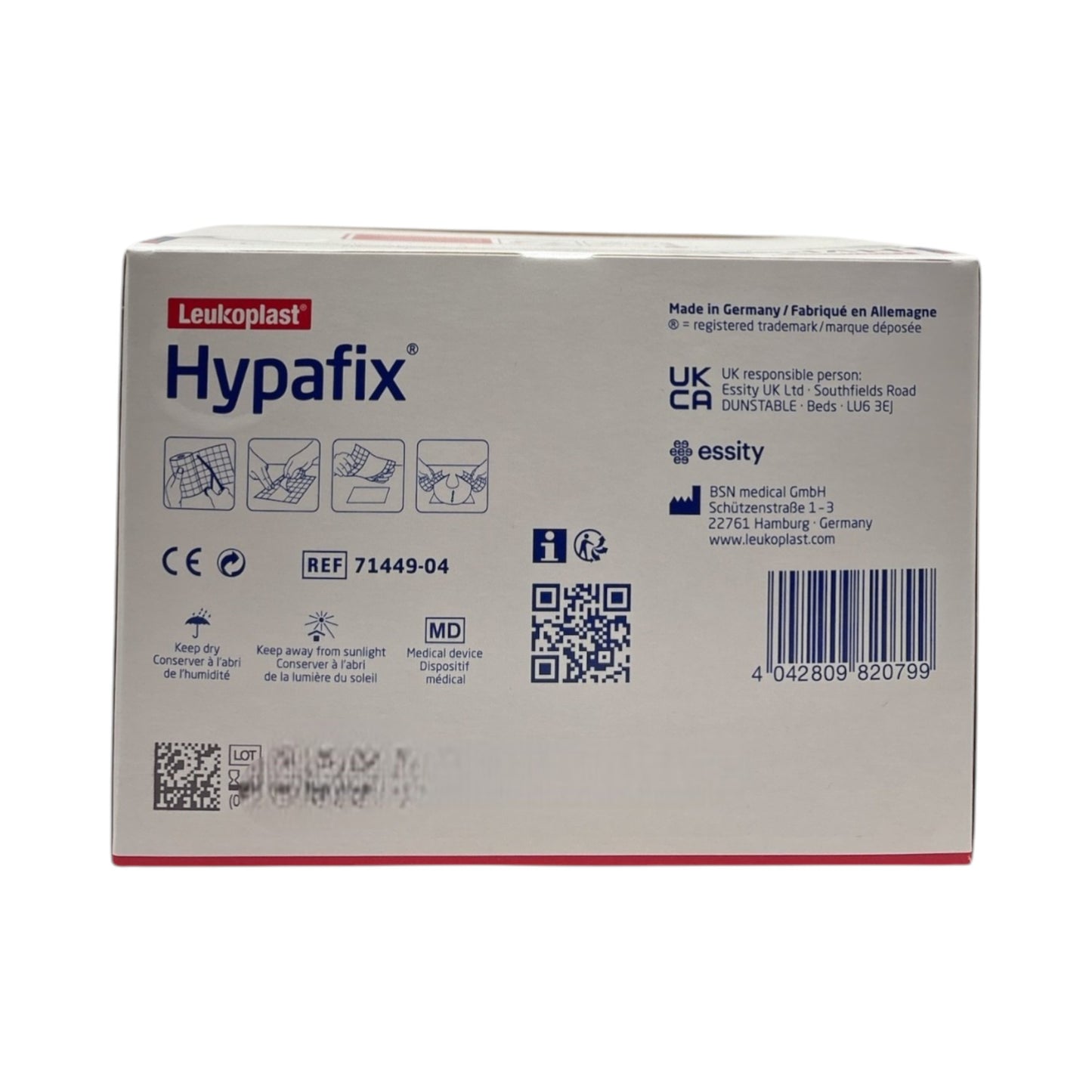 BSN Leukoplast Hypafix 15 cm x 20 m mit Splitliner