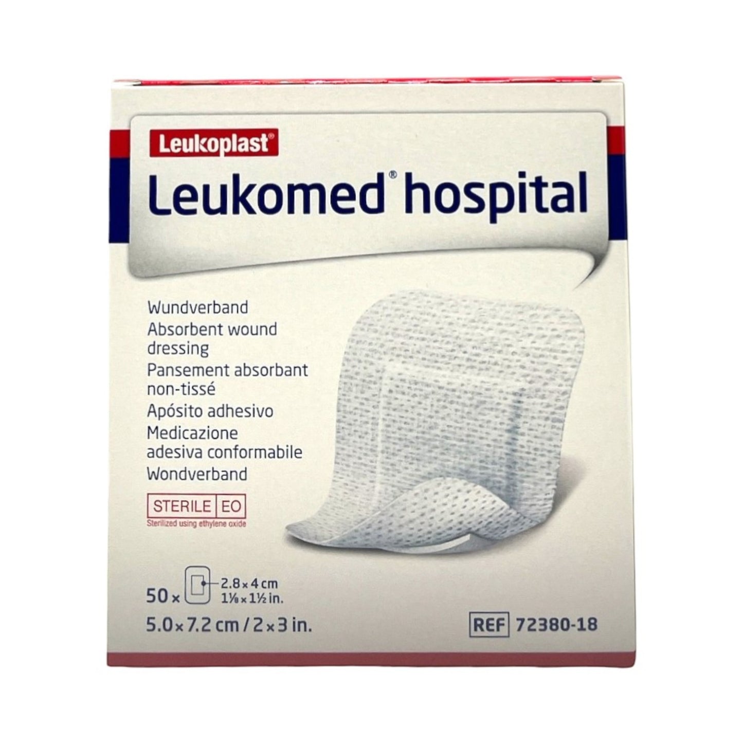 Leukomed Hospital Steriler Wundschnellverband 7,2 cm x 5 cm (50 Stück)