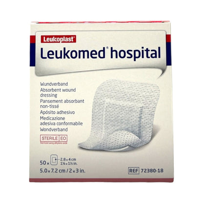 Leukomed Hospital Steriler Wundschnellverband 7,2 cm x 5 cm (50 Stück)