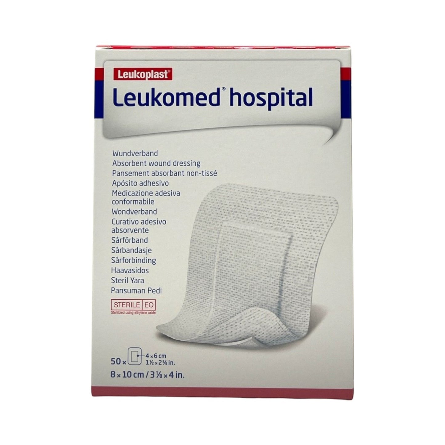 Leukomed Hospital Steriler Wundschnellverband 8 cm x 10 cm (50 Stück)