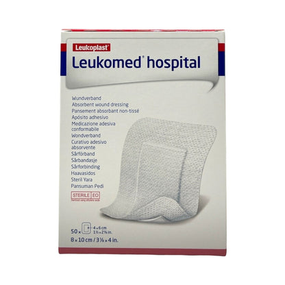 Leukomed Hospital Steriler Wundschnellverband 8 cm x 10 cm (50 Stück)