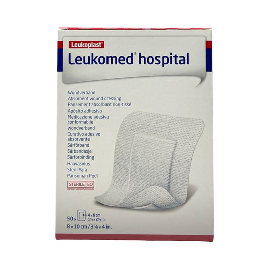 Leukomed Hospital Steriler Wundschnellverband 8 cm x 10 cm (50 Stück)