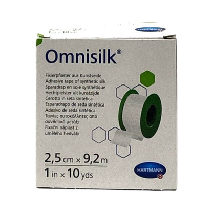 HARTMANN Omnisilk Fixierplaster aus Kunstseide Maße: 2,5 cm x 9,2 m