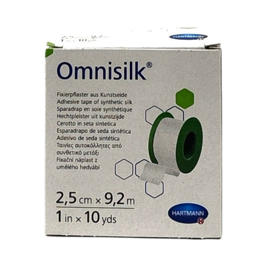HARTMANN Omnisilk Fixierplaster aus Kunstseide Maße: 2,5 cm x 9,2 m