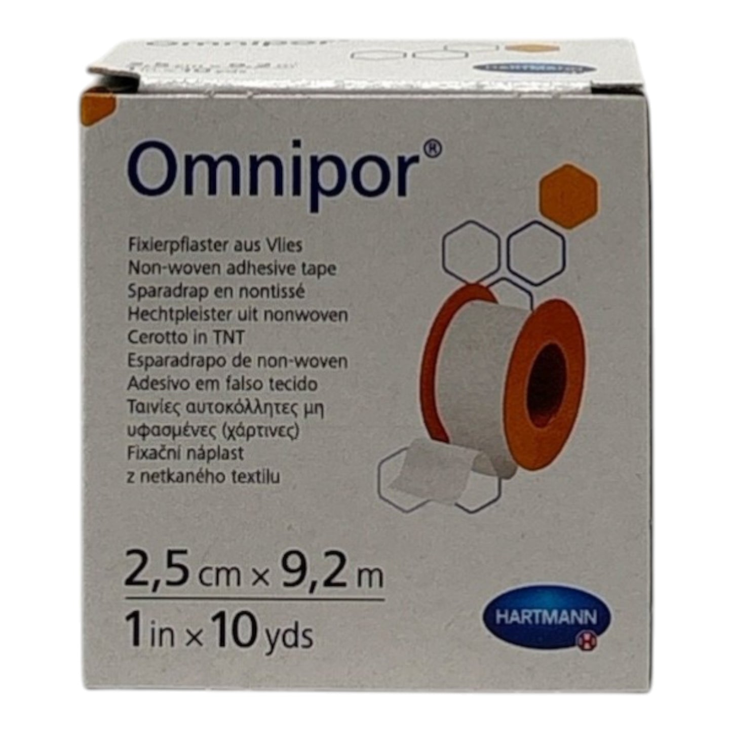 HARTMANN Omnipor  Fixierpflaster aus Vlies Maße: 2,5 cm x 9,2 m