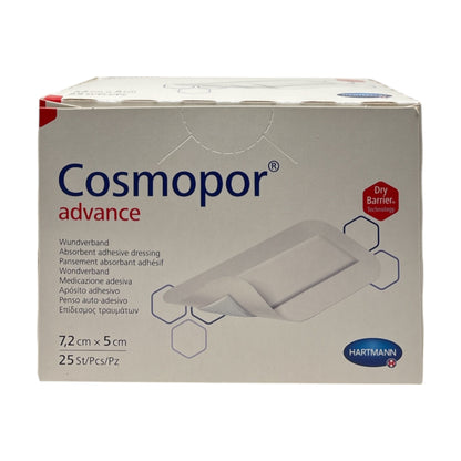 Cosmopor® Advance 7,2 x 5 cm, steril, 25 Stück