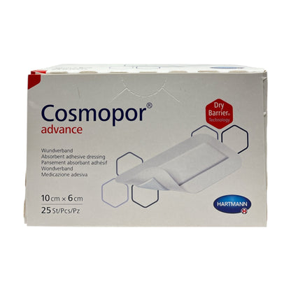 Cosmopor® Advance 10 x 6 cm, steril, 25 Stück