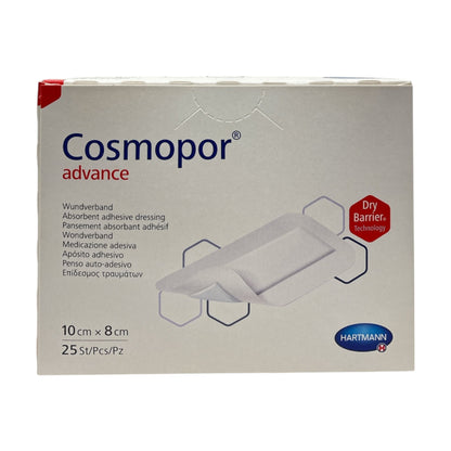 Cosmopor® Advance 10 x 8 cm, steril, 25 Stück