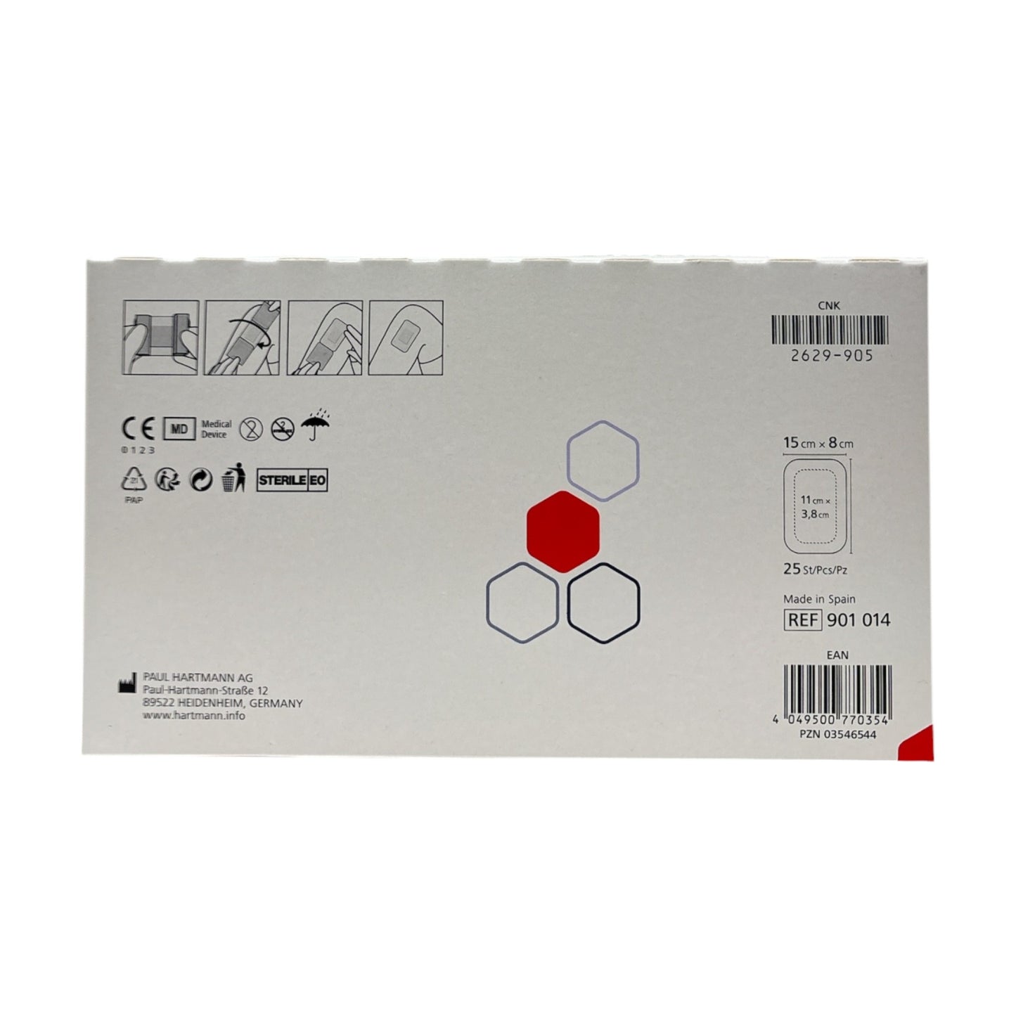 Cosmopor® Advance 15 x 8 cm, steril, 25 Stück