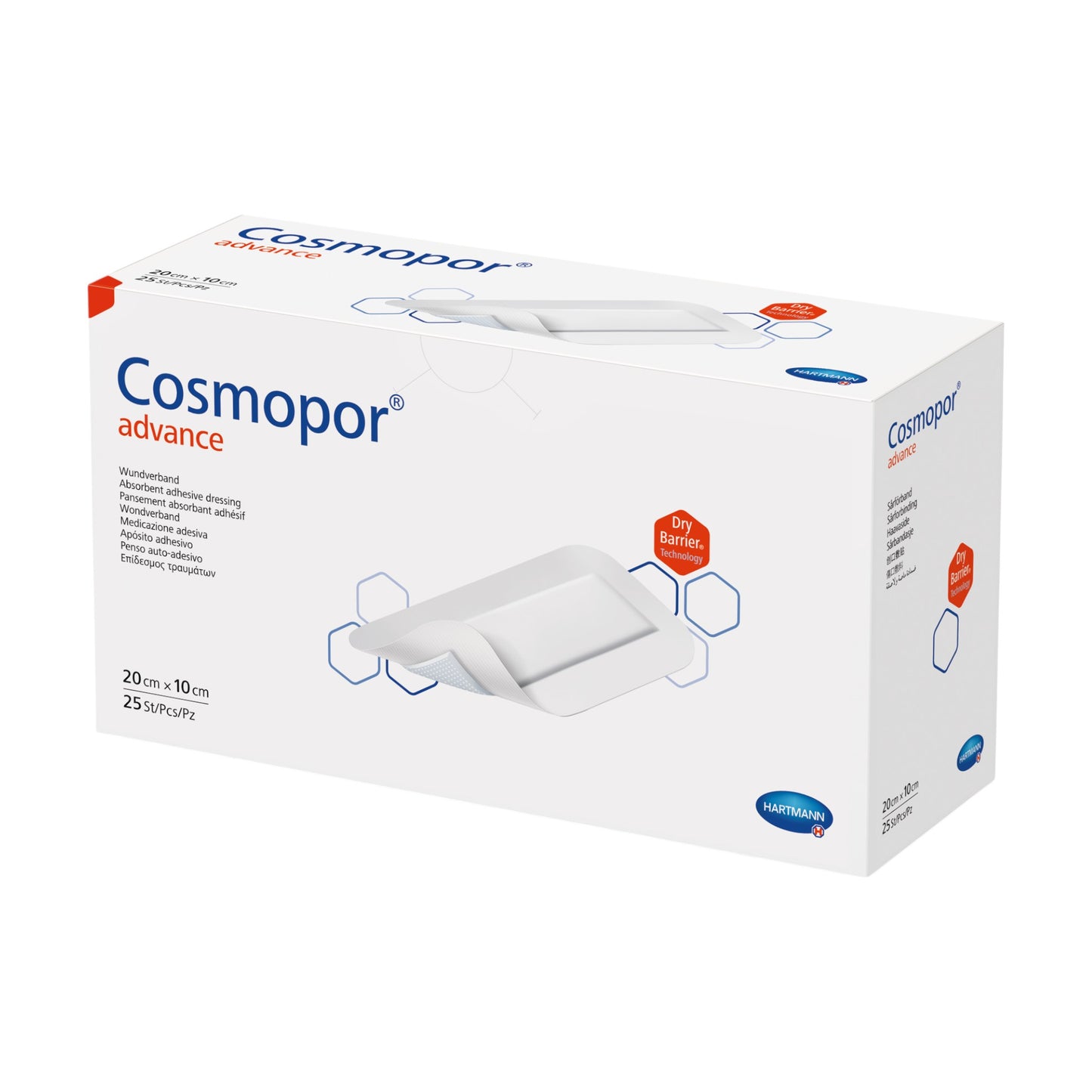 Cosmopor® Advance 20 x 10 cm, steril, 25 Stück
