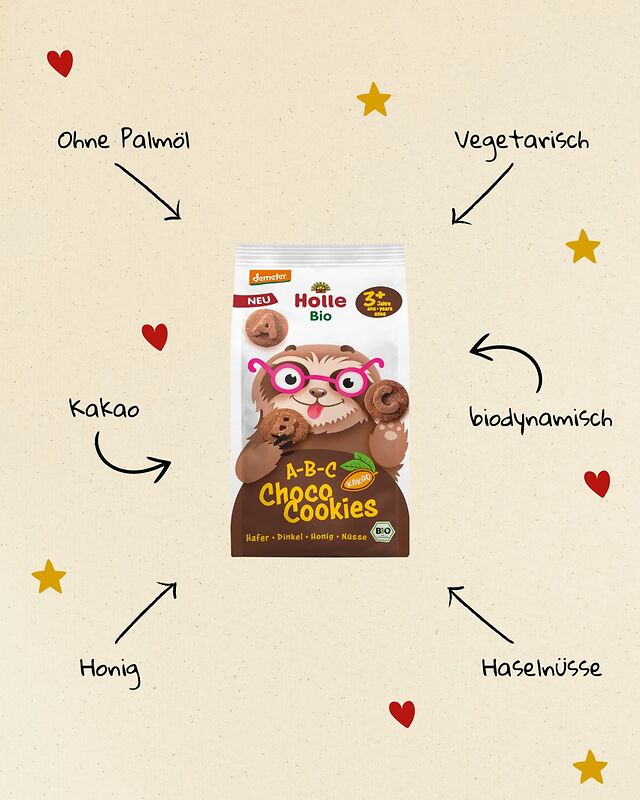 Holle ABC Choco Kinder Cookies 125g (Ab 3Jahre)