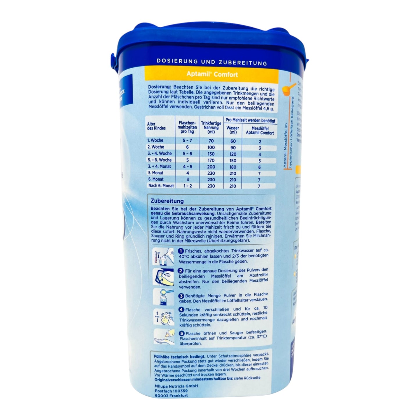 APTAMIL Spezialnahrung Comfort -von Geburt an- 800g