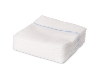Lohmann & Rauscher Gazin Mullkompresse10x20cm, 12fach, 17fädig unsteril