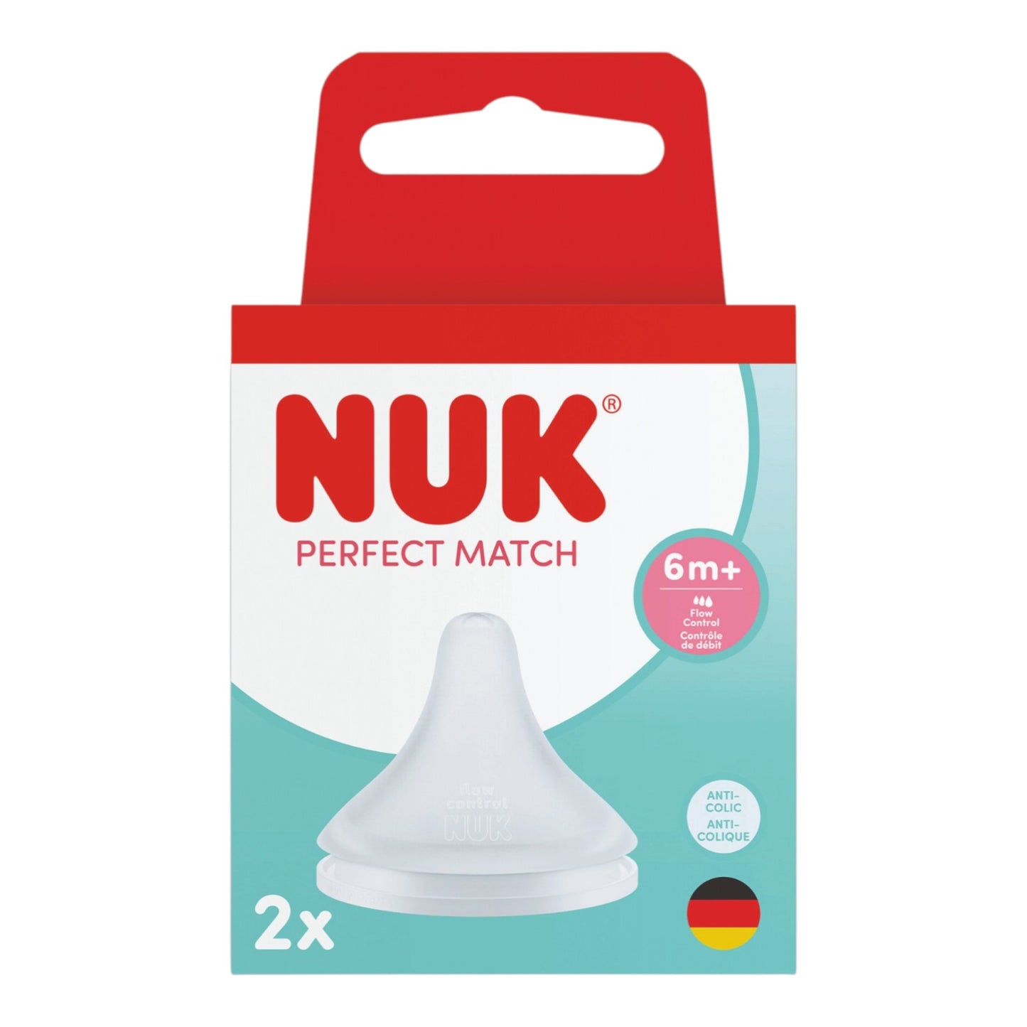NUK Perfect Match Trinksauger 2er Set ab 6 Monate