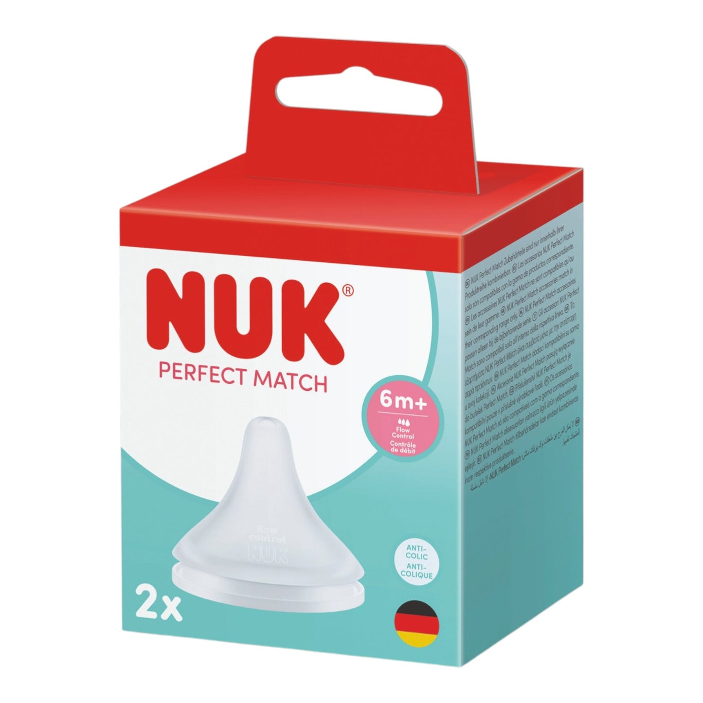 NUK Perfect Match Trinksauger 2er Set ab 6 Monate