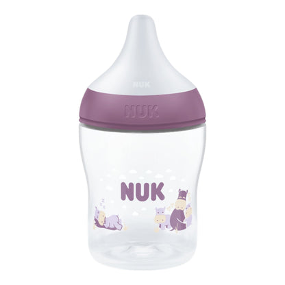 NUK Perfect Match Babyflasche "Nilpferd" 150 ml