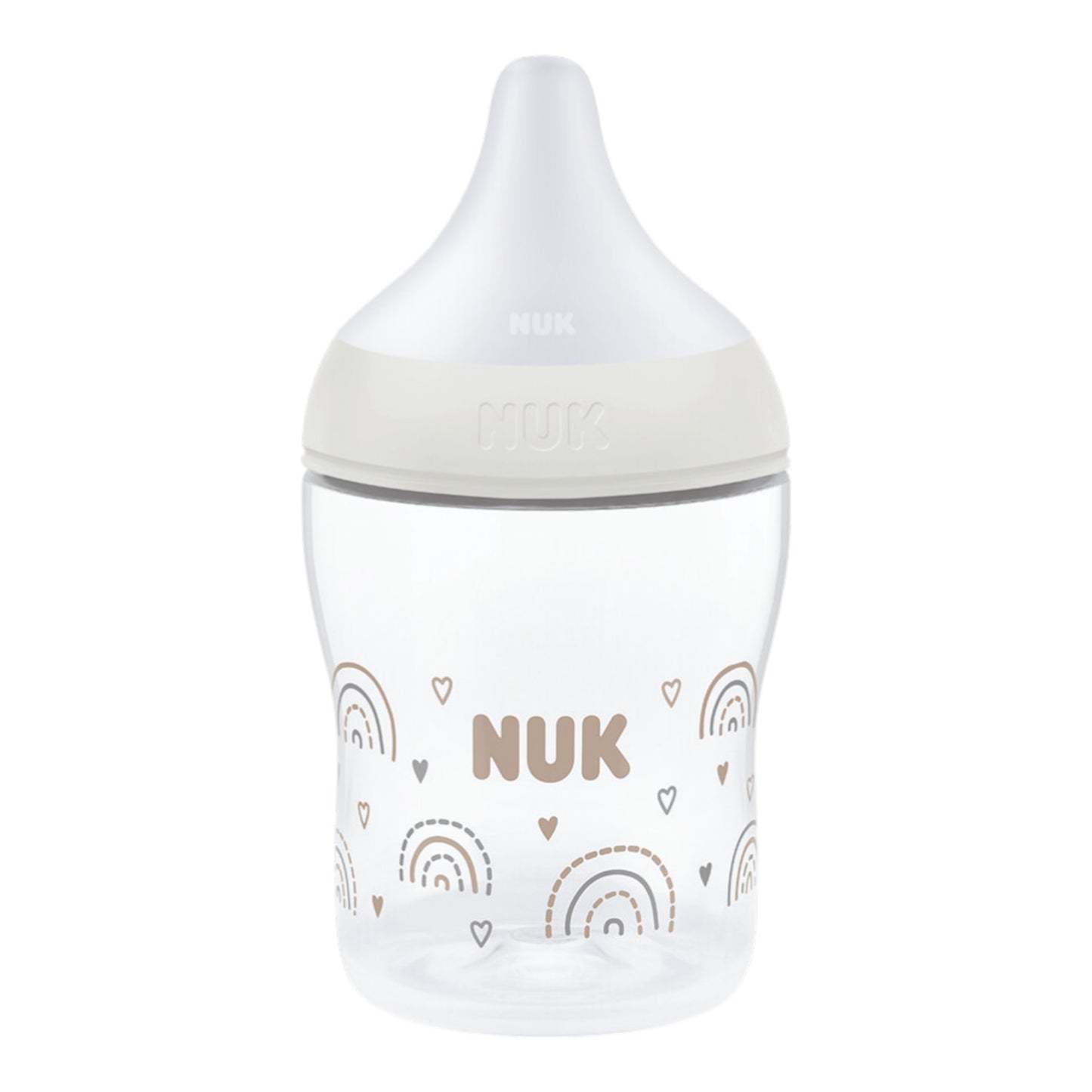 NUK Perfect Match 4er-Babyflaschen-Set "Regenbogen" 150 ml