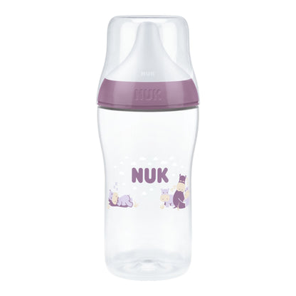 NUK Perfect Match Babyflasche "Nilpferd" 260 ml