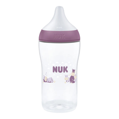 NUK Perfect Match Babyflasche "Nilpferd" 260 ml