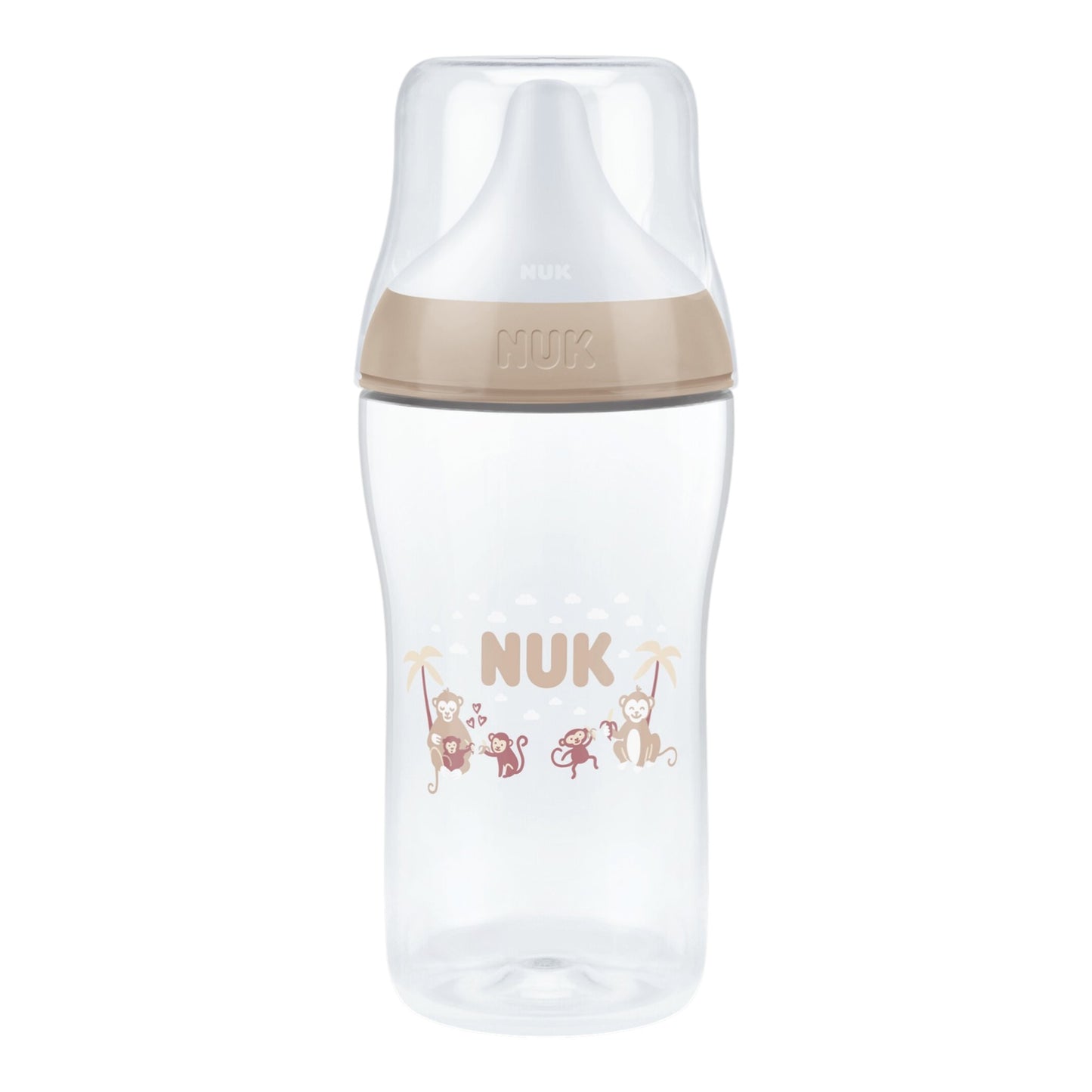 NUK Perfect Match Babyflasche "Affen" 260 ml