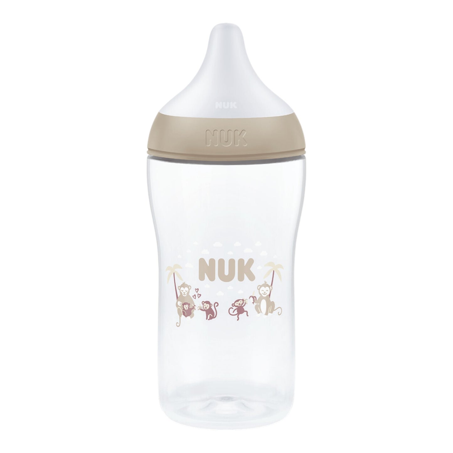 NUK Perfect Match Babyflasche "Affen" 260 ml