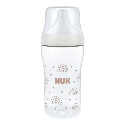 NUK Perfect Match 3er-Babyflaschen-Set "Regenbogen & Schafe" 260 ml