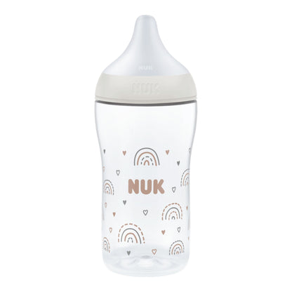 NUK Perfect Match 4er-Babyflaschen-Set "Regenbogen" 260 ml