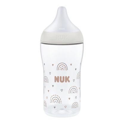 NUK Perfect Match 3er-Babyflaschen-Set "Regenbogen & Schafe" 260 ml