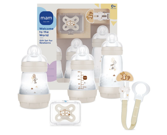 MAM Welcome to the World Geschenke-Set "Uni Beige"