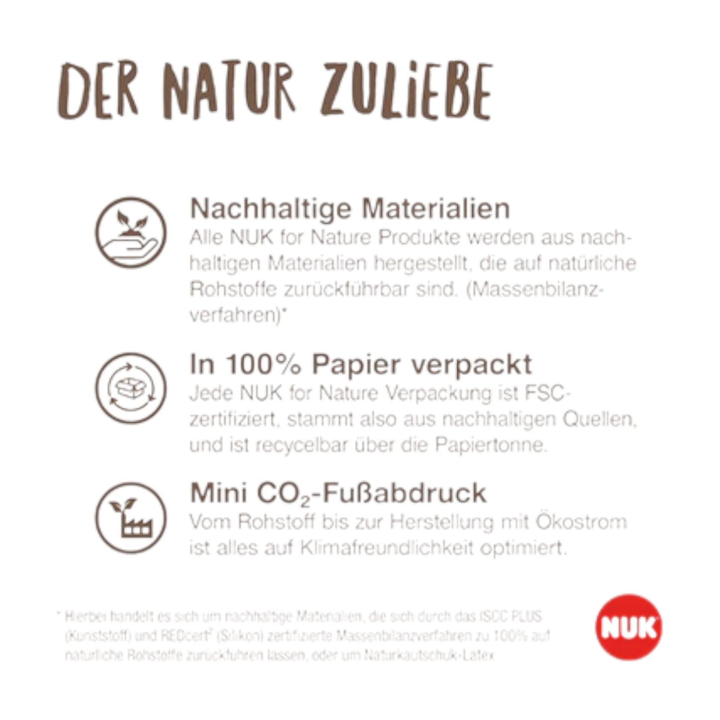 NUK FOR NATURE Anti-Colic Silikon-Trinksauger versch. Größen