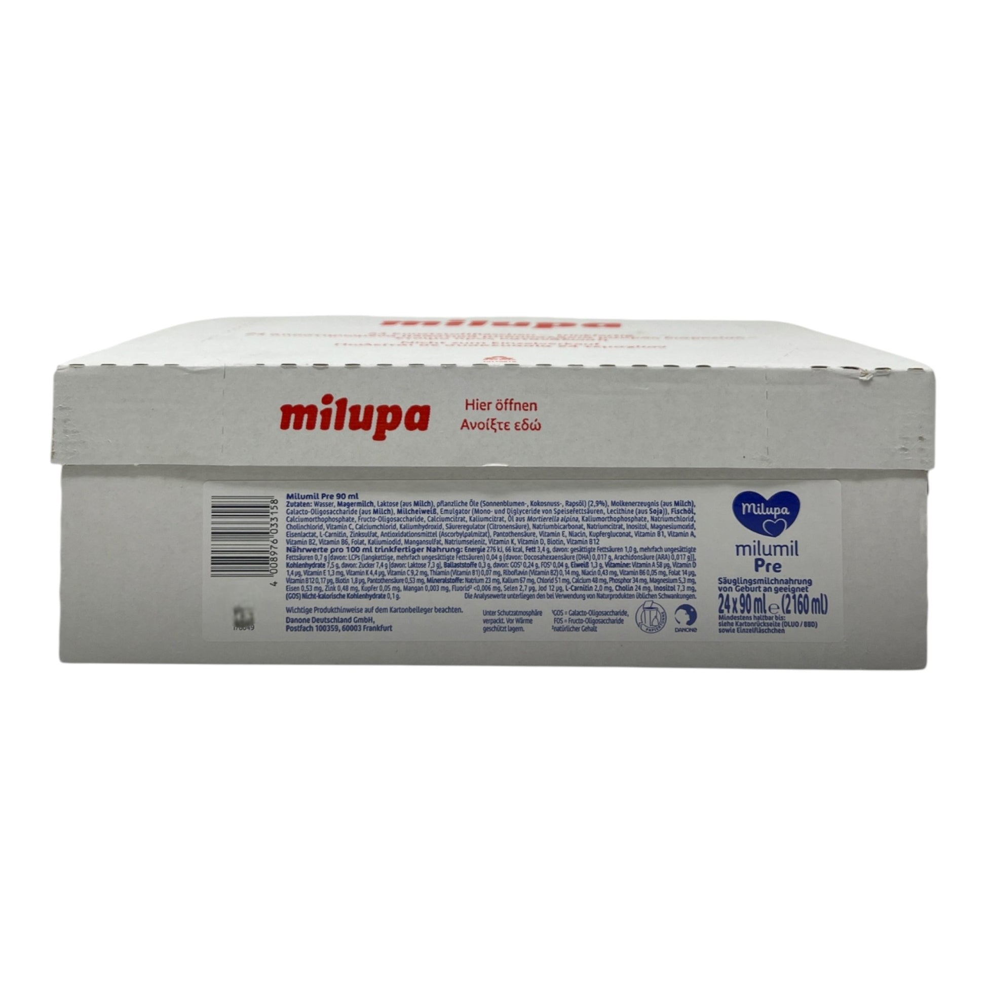 aptamil pre trinkfertig aufbewahren Milumil PRE Anfangsmilch trinkfertig 24 x 90 ml (2,16 Liter) – Babynapf